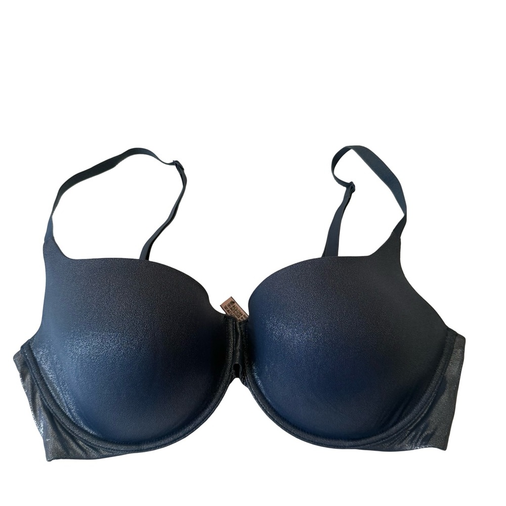 Victorias Secret  Demi Underwire Bra Womens Blue Shimmer 36DD